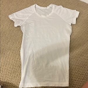 White Lululemon Swiftly Tee